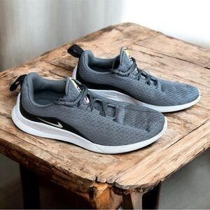 Gray nike Sneakers with Black Accents